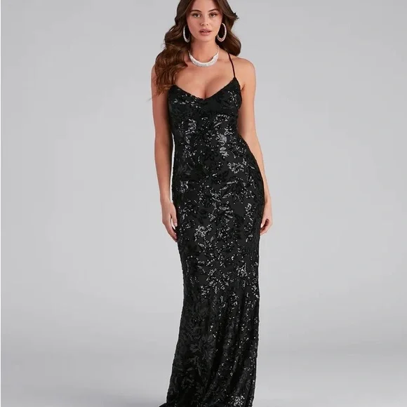 Windsor | Dresses | Black Windsor Prom Dress | Poshmark